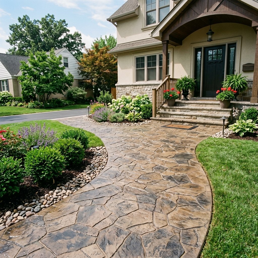 Custom Flagstone Outdoor Patio & Walkway